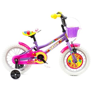 Bicicleta copii DHS 1402, 14", violet
