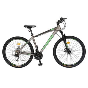 Bicicleta de munte CARPAT CSC29/70A, 29", aluminiu, gri-negru-verde