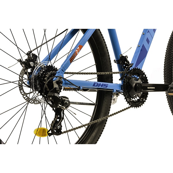 Bicicleta MTB DHS Terrana 2725, 27.5", cadru aluminiu, albastru