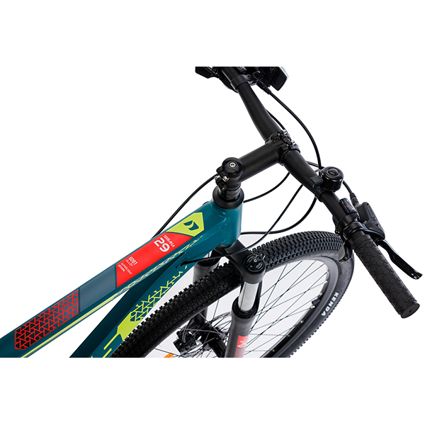 Bicicleta MTB DHS Terrana 2927, 29", cadru aluminiu, verde