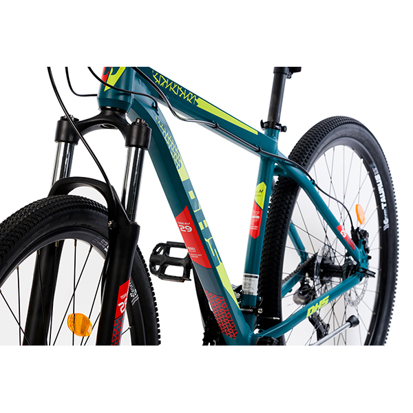 Bicicleta MTB DHS Terrana 2927, 29", cadru aluminiu, verde