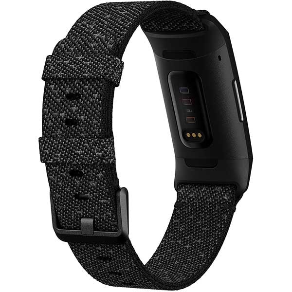 Bratara fitness FITBIT Charge 4, Android/iOS, Special Edition Granite Reflective Woven