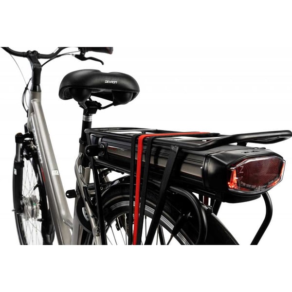 Bicicleta asistata electric DEVRON 28122, roata 28", motor 250W, viteza max 25 Km/h, XL, gri