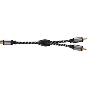 Cablu audio Subwoofer RCA AVINITY 127068, 3m, placat aur, gri