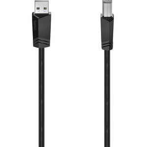 Cablu USB 2.0 A - USB B HAMA 200603, 3m, negru