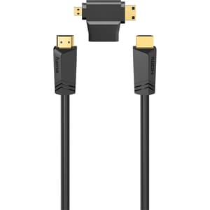 Cablu HDMI HAMA 205162, 1.5m, placat aur, negru