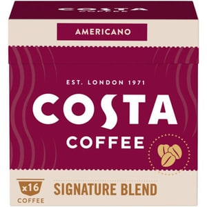 Capsule cafea COSTA COFFEE Signature Blend Americano compatibilitate cu Dolce Gusto 30196, 16 capsule, 146.4g