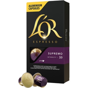 Capsule cafea L'OR Espresso Supremo, 10 capsule, 52g