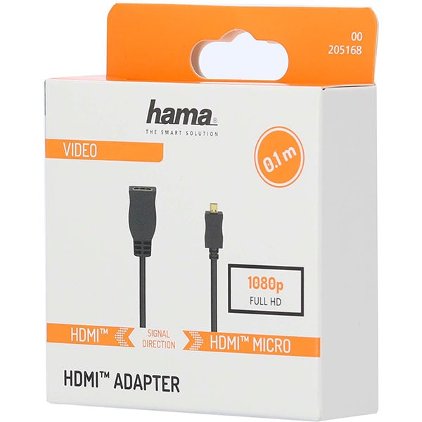 Show you Authentication Janice Adaptor Micro HDMI - HDMI HAMA 205168, 0.1m, negru