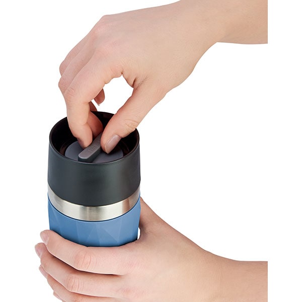 Cana calatorie TEFAL Compact Mug N2160210, 0.3l, plastic, albastru