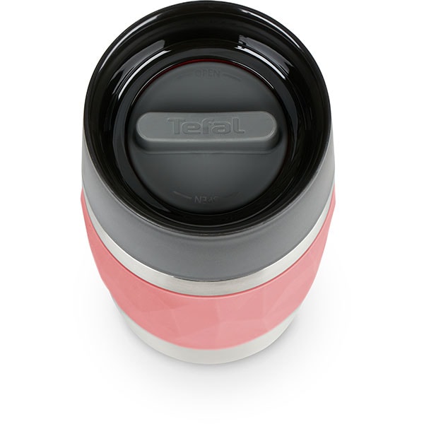 Cana calatorie TEFAL Compact Mug N2160410, 0.3l, plastic, rosu