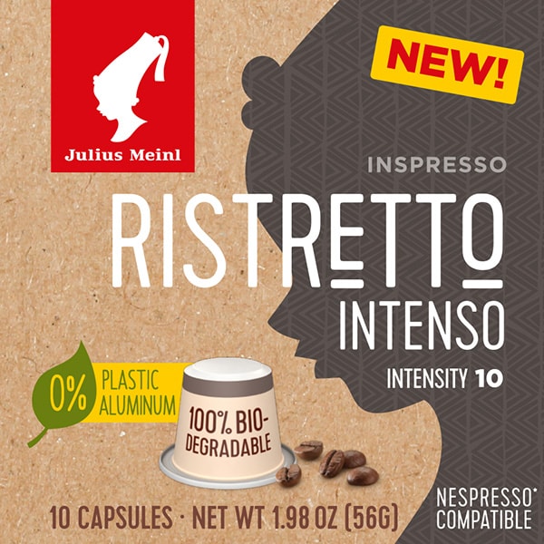 Capsule cafea JULIUS MEINL Ristretto Intenso 94030, 10 capsule, 56g