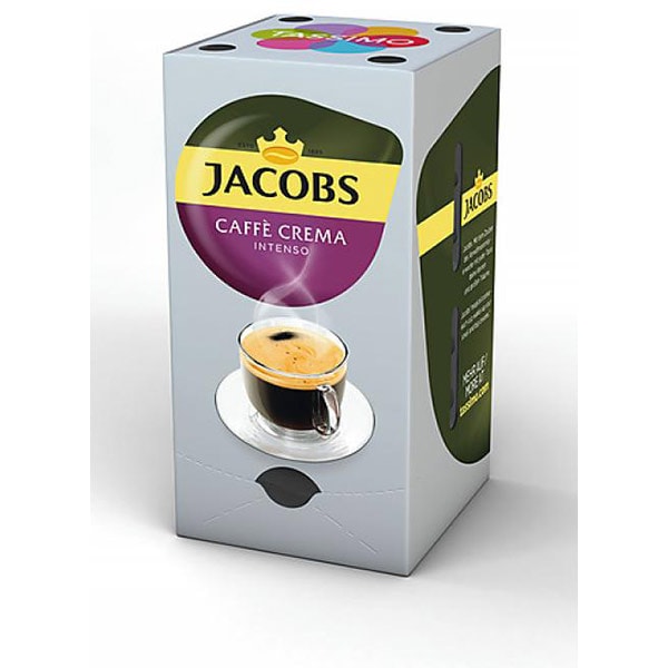 Capsule cafea JACOBS Tassimo Cafe Crema Intenso, 16 capsule, 132.8g