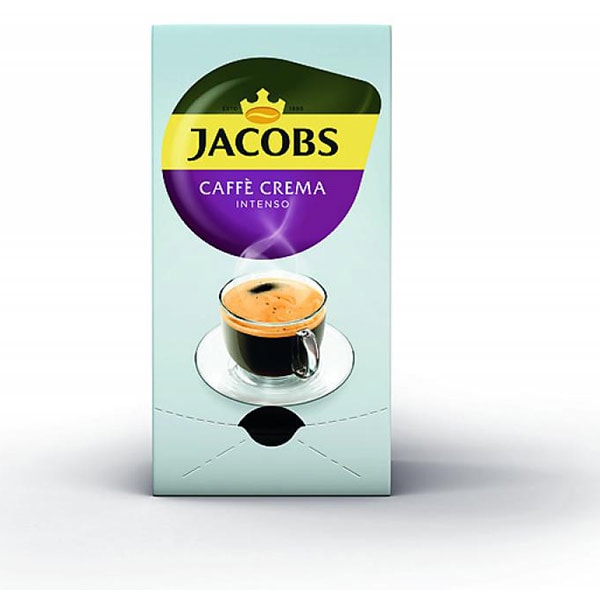 Capsule cafea JACOBS Tassimo Cafe Crema Intenso, 16 capsule, 132.8g