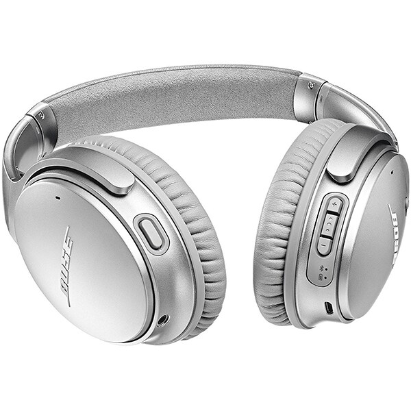 Casti BOSE Quiet Comfort 35 II, Bluetooth, On-Ear, Microfon, Noise Cancelling, argintiu