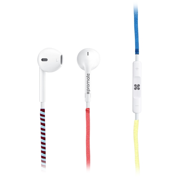 Casti Promate Tribe Cu Fir In Ear Microfon Roz