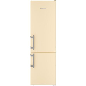 Combina frigorifica LIEBHERR CNbe 4015, Comfort NoFrost, 356 l, H 201.1 cm, Clasa E, bej