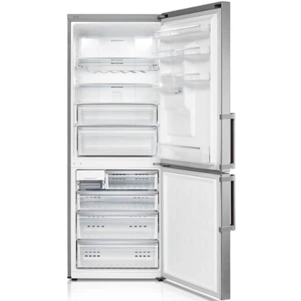 Combina frigorifica SAMSUNG RL4363FBASL, No Frost, 432 l, H 185 cm, Clasa F, Dozator apa, All-Around Cooling, argintiu