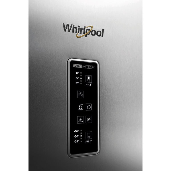 Combina frigorifica WHIRLPOOL WB70E 972 X, Total No Frost, 462 l, H 195.5 cm, Clasa E, inox