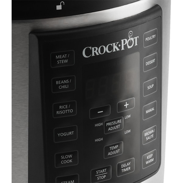 Multicooker CROCK-POT Express CSC051X-DIM, 5.6l, 1000W, 8 programe, argintiu-negru