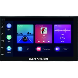 Player auto CAR VISION Gorilla Glass DD-A02, 4 x 50W, Wi-FI, Bluetooth, USB, GPS, FM
