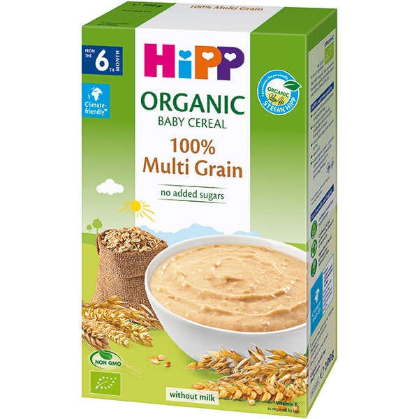 Cereale HIPP Multicereale 100% integral 1397, 6 luni+, 200g