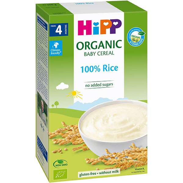 Cereale HIPP cu orez 1397, 4 luni+, 200g