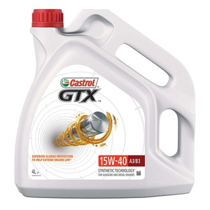 Ulei Motor CASTROL GTX, 15W-40, 4L
