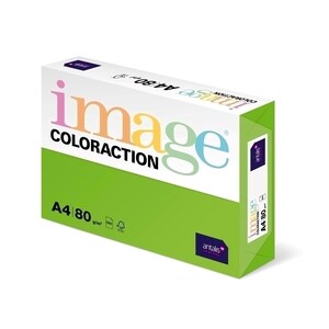 Hartie color pentru copiator COLORACTION, A4, 500 coli, verde intens-Java