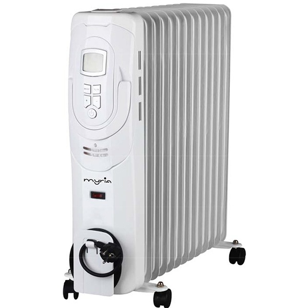 Calorifer Cu Ulei Myria My4302 13 Elementi 3 Trepte De Putere 2500w Alb