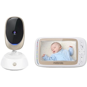 Monitor video digital Wi-Fi MOTOROLA Comfort85 Connect, alb-auriu