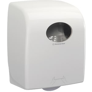 Dispenser prosoape de hartie AQUARIUS Kimberly-Clark 7375, plastic, alb