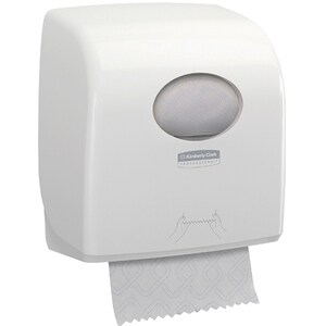 Dispenser prosoape de hartie AQUARIUS Kimberly-Clark 7955, plastic, alb