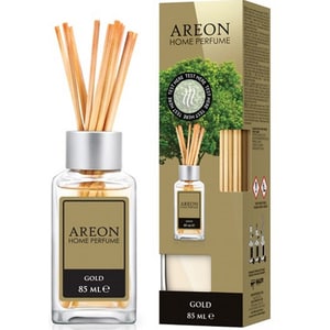 Odorizant cu betisoare AREON Home Perfume Gold, 85ml