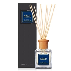 Odorizant cu betisoare AREON Home Perfume Verano Azul Black Line, 150ml