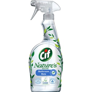Solutie de curatare baie CIF Nature Spray Anticalcar, 750 ml