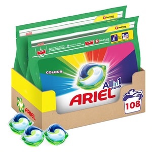 Detergent capsule ARIEL All in One Pods Color, 108 spalari
