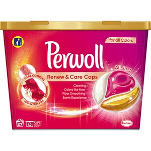 Detergent capsule PERWOLL Renew & Care Color, 27 capsule
