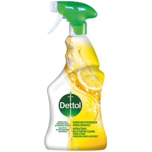 Spray dezinfectant DETTOL Trigger Power & Fresh, Sparkling Lemon & Lime Burst, 500 ml