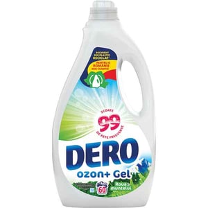 Detergent lichid DERO Ozon+Roua muntelui, 3l, 60 spalari