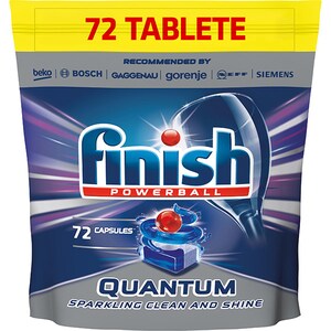 Detergent pentru masina de spalat vase FINISH Quantum, 72 tablete