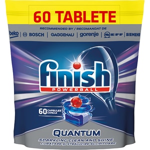 Detergent pentru masina de spalat vase FINISH Quantum, 60 tablete