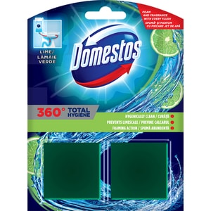 Odorizant tablete DOMESTOS Total Hygiene Lime, 100g
