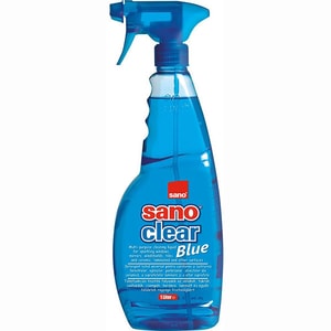 Solutie de curatat geamuri SANO Clear Blue, 1 l
