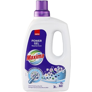 Detergent lichid SANO Maxima Mountain Fresh, 3l, 60 spalari