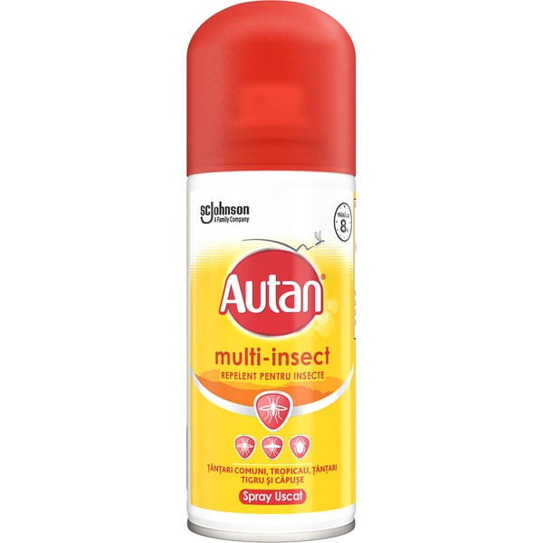 Spray repelent anti-insecte AUTAN Multi-Insect, 100 ml 
