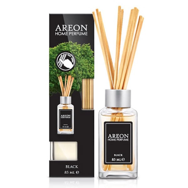 Odorizant cu betisoare AREON Home Perfume Black, 85ml
