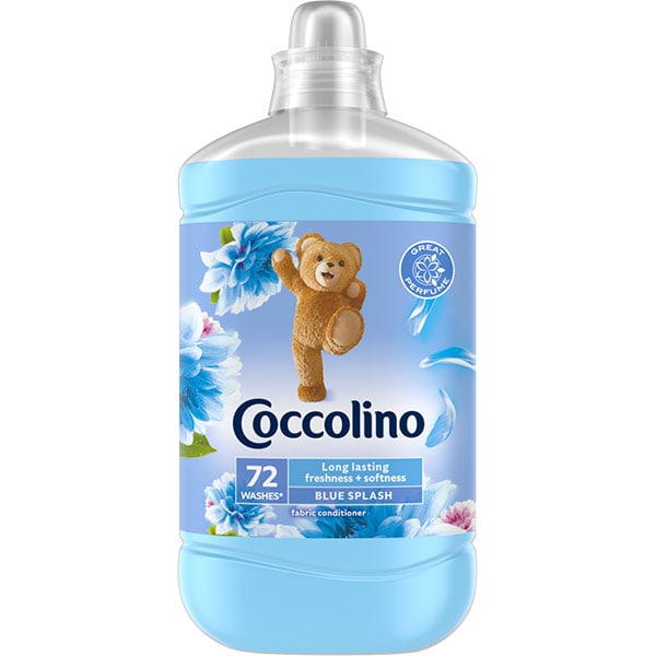 Balsam de rufe COCCOLINO Blue Splash, 1.8l, 72 spalari