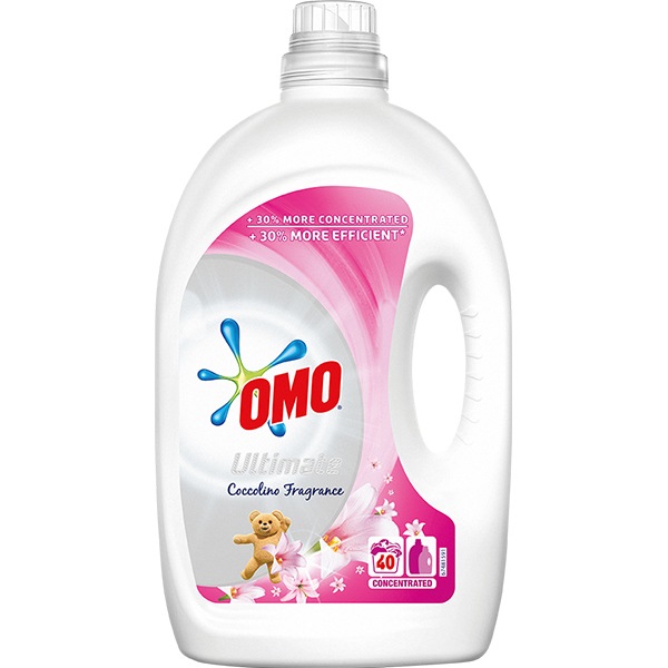 Detergent Lichid Omo Ultimate Coccolino 2l 40 Spalari