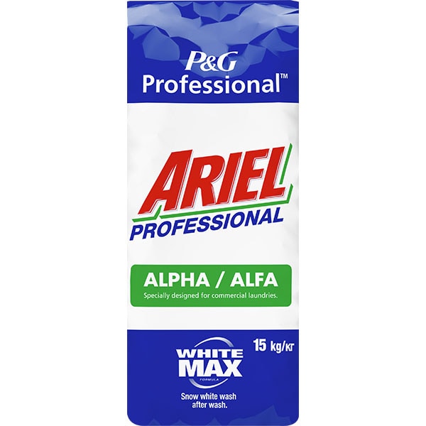 Detergent automat ARIEL Professional Alpha White Max, 15 kg